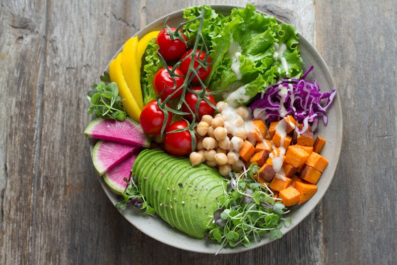 Fresh, nutritious food supporting gut health and mental wellbeing