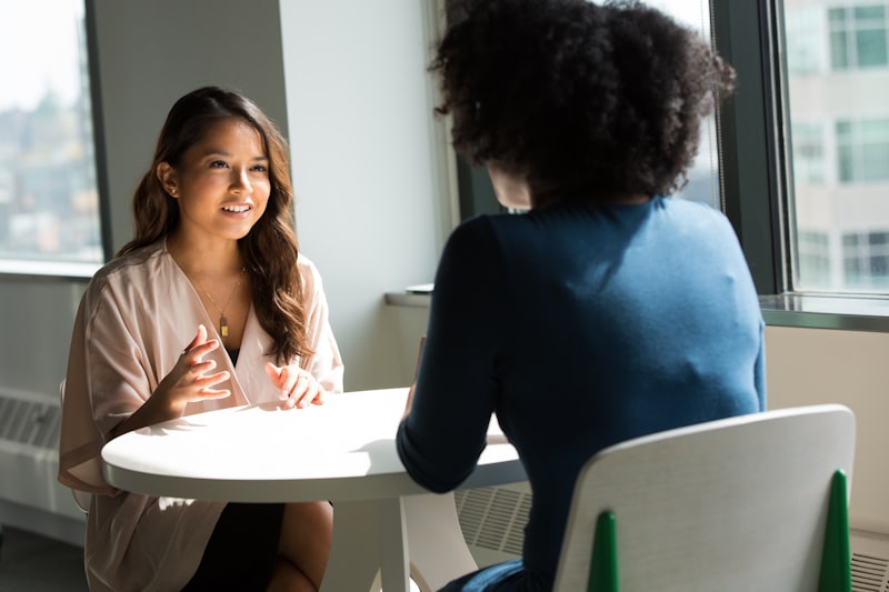 Warm, private consultation setting for a discovery conversation