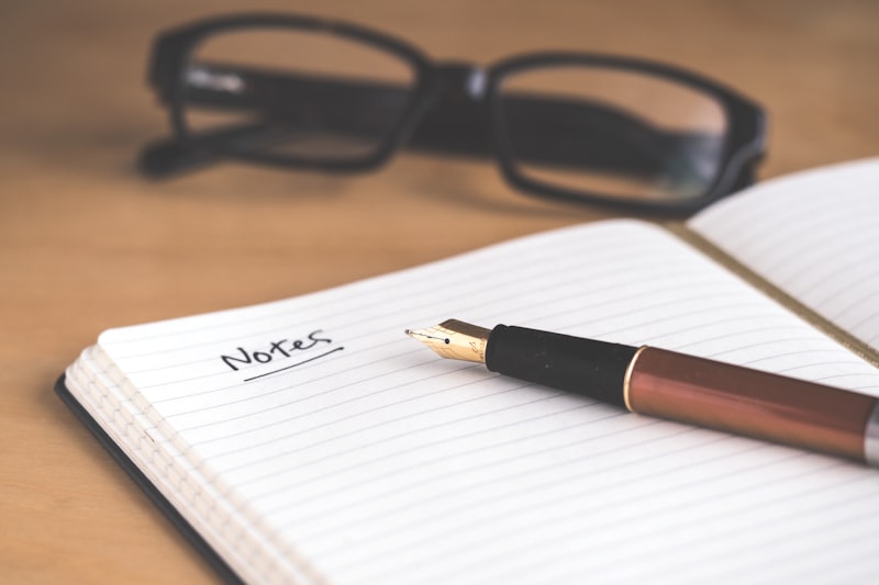 Person journaling for mental clarity and focus