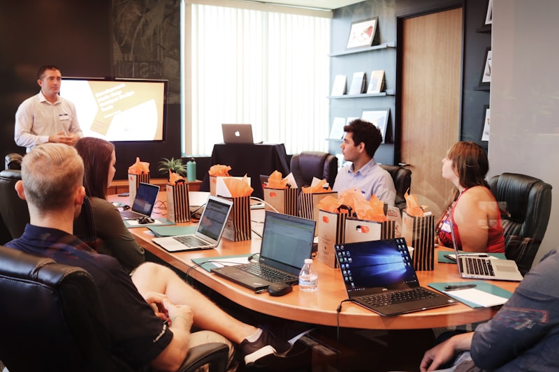 Professional team workshop supporting leadership coaching and workplace performance